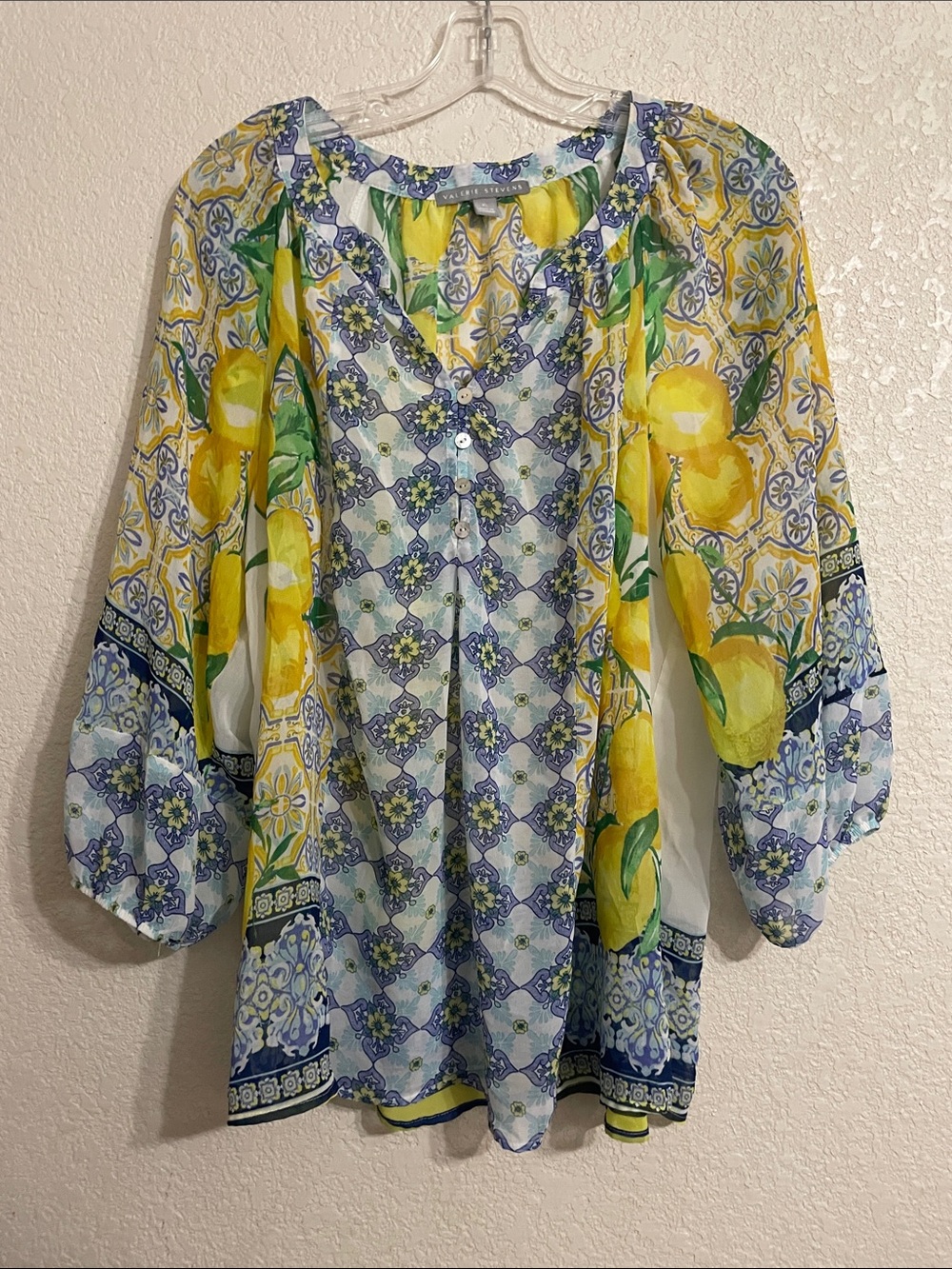 Valerie Steven’s Lemon Tile Lemon Print